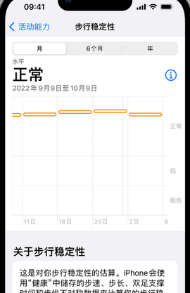 兰山iPhone手机维修如何在iPhone开启'步行稳定性通知'