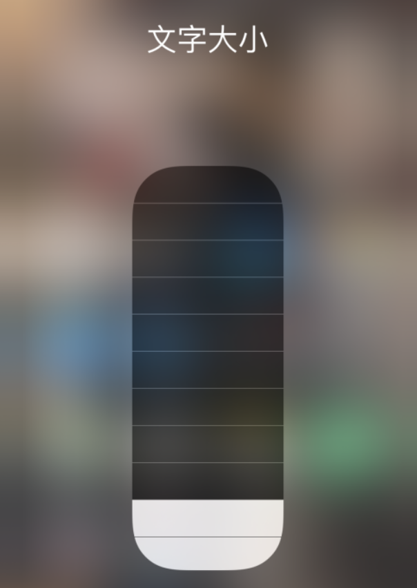 兰山苹果手机维修分享小技巧：在 iPhone 控制中心快速调节字体大小 